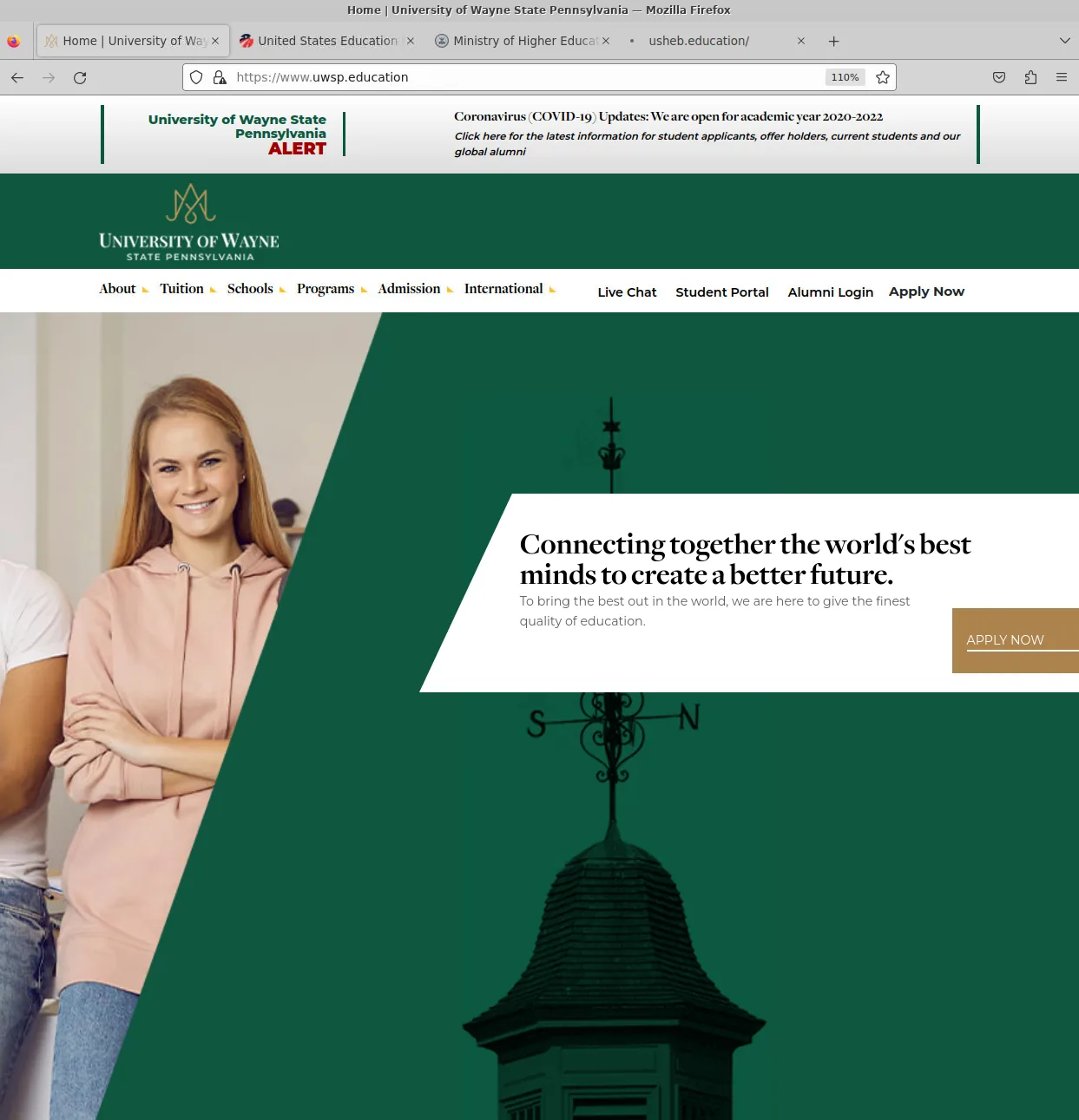 University of Wayne State, A Fake University.