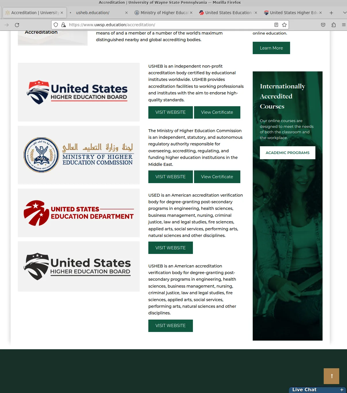 Fake Accrediting Bodies